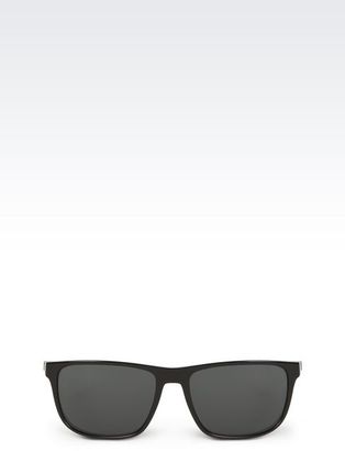 Emporio Armani Retro shiny black sunglasses