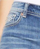 Thumbnail for your product : INC International Concepts Curvy-Fit Cropped Cuffed Jeans, Light Wash