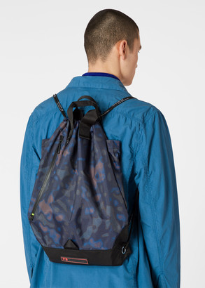 Paul Smith Men's 'Heat Map Camo' String Backpack