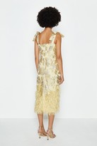 Thumbnail for your product : Coast Strappy Fringe Tassel Hem Midi Dress
