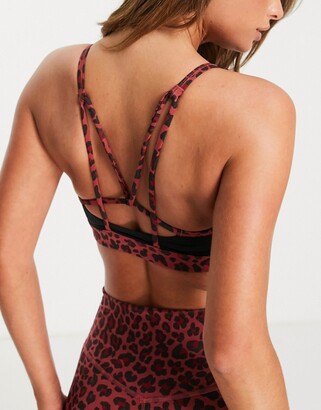 nike leopard print bra