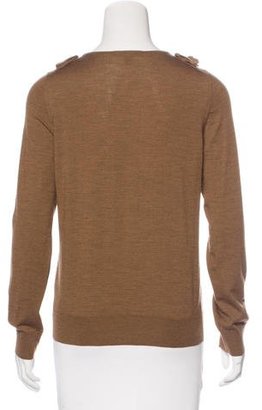Louis Vuitton Wool Ruffled Sweater