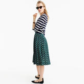 Thumbnail for your product : J.Crew Double-pleated midi skirt in shadowbox print