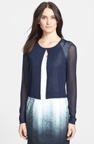 Thumbnail for your product : Elie Tahari 'Mikah' Cropped Cardigan Sweater