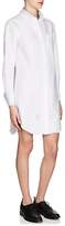 Thumbnail for your product : Thom Browne Women's Frayed Cotton Oxford Cloth Shirtdress - White