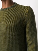 Thumbnail for your product : Zanone Crew Neck Waffle-Knit Sweater