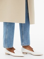 Thumbnail for your product : Nicholas Kirkwood Beya Grained-leather Loafers - White