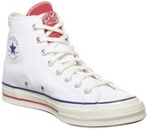 Thumbnail for your product : Converse Hi 70s Trainers White University Red Egret Twisted Tongue