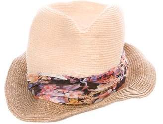 Eugenia Kim Straw Fedora Hat