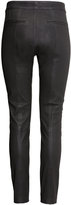 Thumbnail for your product : H&M Leather Pants - Black - Ladies