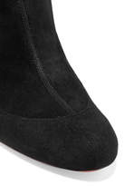 Thumbnail for your product : Christian Louboutin Kiss Me Gena 80 Suede Thigh Boots - Black