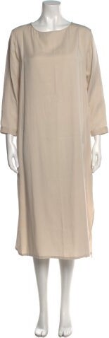 La Garçonne Moderne Scoop Neck Midi Length Dress