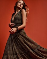 Thumbnail for your product : Sabina Musayev Ray Tiered Satin Dress with Bows