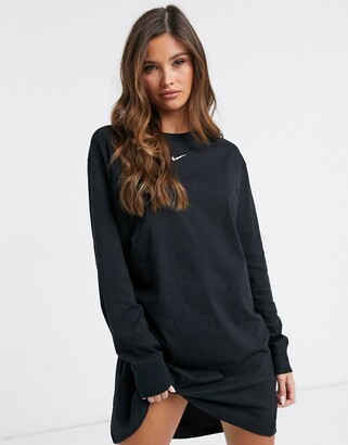 black nike tshirt dress