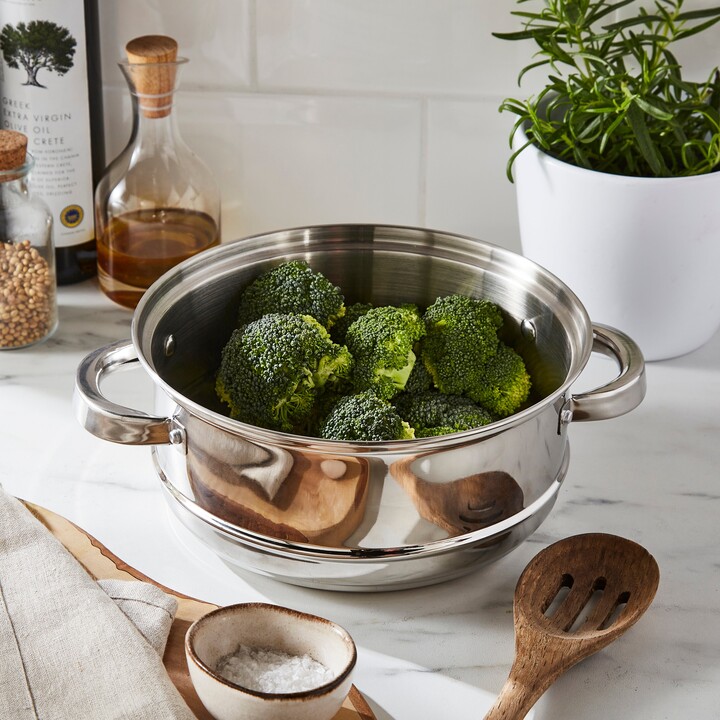 Dunelm Essentials Stainless Steel Universal Streamer, 20cm Silver