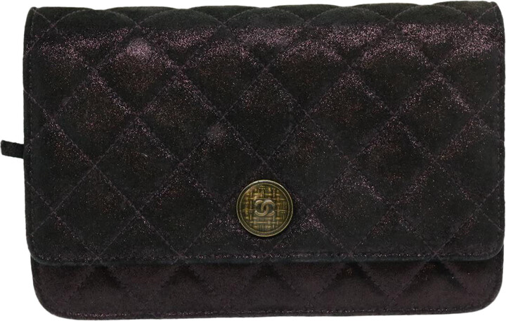 Chanel Matelassé Purple Synthetic Shoulder Bag (Pre-Owned) - ShopStyle