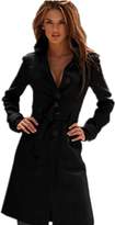 Thumbnail for your product : Allonly Women Multicolor Split Leisure Woolen Slim Trench Coat