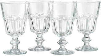 Artland Set Of 4 Pearl Ridge Wine Glasses