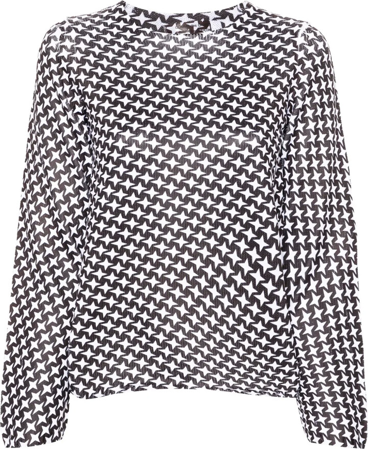 Comme des Garçons Comme des Garçons star-print knitted T-shirt