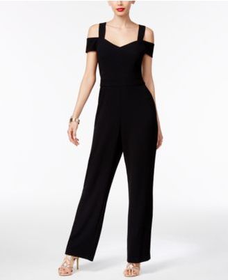 Thalia Sodi Off-The-Shoulder Jumpsuit, Created for Macy's