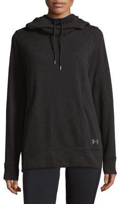 Under Armour French Terry Open Back Warm-Up Pullover