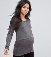 Thumbnail for your product : Mama Licious Mama.licious Mamalicious Nursing Double Layer Glitter Jumper