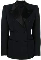 Tom Ford contrast lapel fitted blazer 