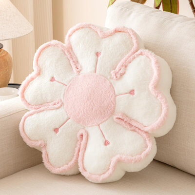 XIXIXIANGRONGAA Flower Pillow, Flower Shaped Decorative Throw Pillow Cushion For Bed Couch, Cute Flower Plush Throw Pillows Home Decor Floor Pillow Seating Cushions (