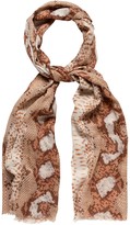 Thumbnail for your product : Jaeger Snake Modal Scarf