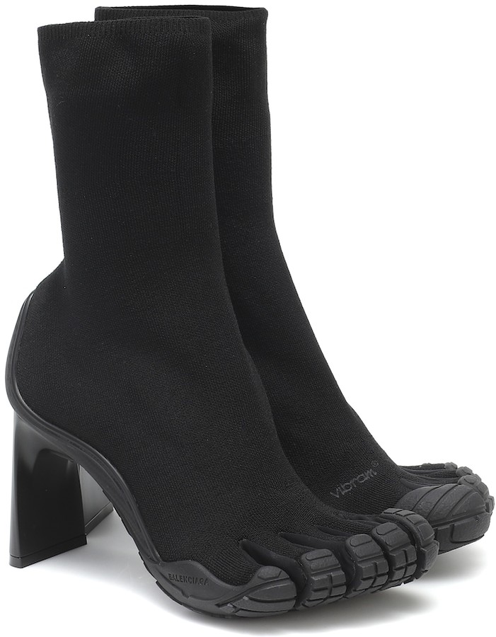 Balenciaga x Vibram FiveFingers High Toe ankle boots - ShopStyle