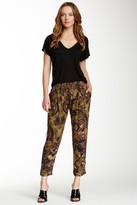 Thumbnail for your product : Haute Hippie Narrow Drawstring Silk Trouser