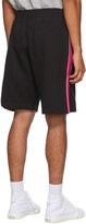 Thumbnail for your product : adidas Black & Pink 3D Trefoil 3-Stripe Sweat Shorts