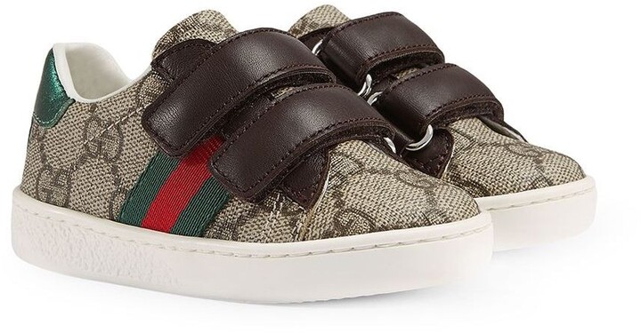Gucci Children GG Supreme sneakers - ShopStyle Girls' Shoes
