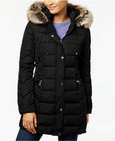 Thumbnail for your product : Laundry by Shelli Segal Quilted Faux-Fur-Trimmed Puffer Coat