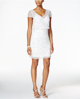 Thumbnail for your product : Adrianna Papell Embellished Mesh Blouson Dress