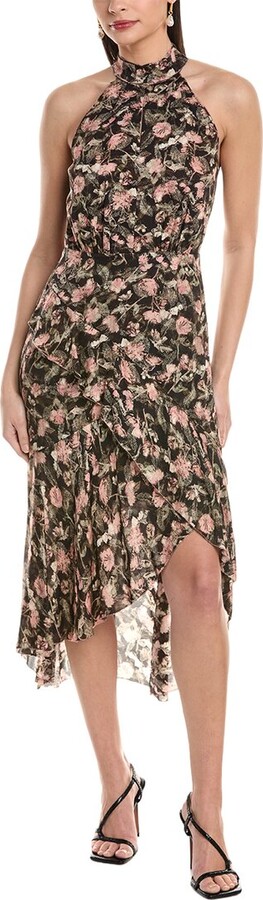 Marchesa Notte Floral Dress