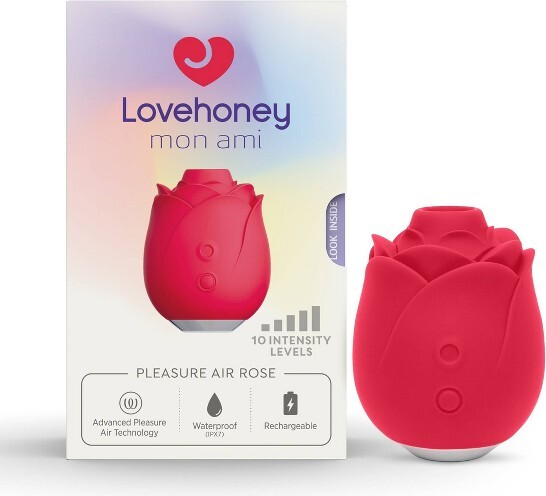 LovehoneymonamiWaterproofRoseSuctionVibrator