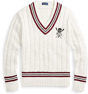 Ralph Lauren Cotton-Blend Cricket Sweater