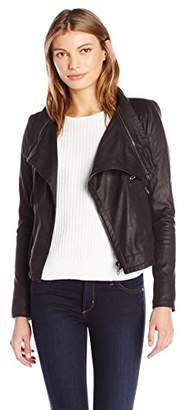 Ark & Co Women's Faux Leather Jacket