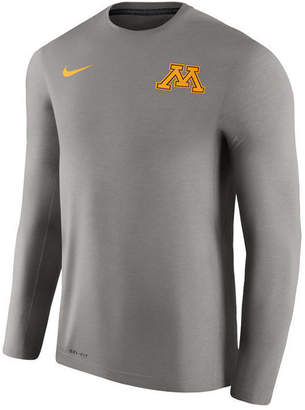 Nike Men Minnesota Golden Gophers Dri-Fit Touch Longsleeve T-Shirt