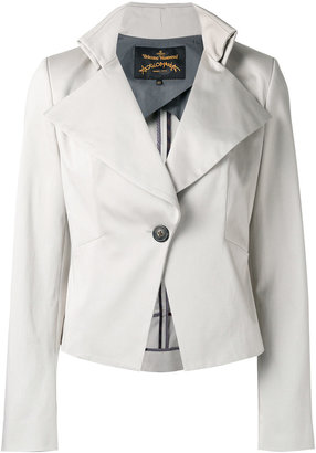 Vivienne Westwood Talleted jacket - women - Cotton/Elastodiene/Viscose - 46