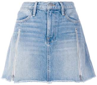 Frame a-line denim skirt
