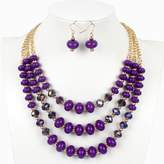 Thumbnail for your product : Winter.Z Hand knitting Crystal glass Explosion models exaggeration fashion retro false collar necklace