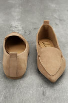 Thumbnail for your product : Lulus Emmy Camel Suede Pointed Loafers