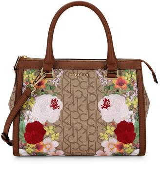 calvin klein mercy signature satchel