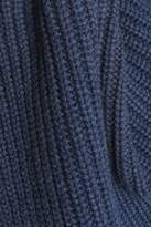 Thumbnail for your product : Agnona Asymmetric Ribbed Cashmere Turtleneck Poncho