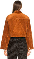 Thumbnail for your product : Ganni Stretch Corduroy Jacket in Caramel Cafe | FWRD