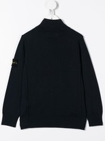 Thumbnail for your product : Stone Island Junior Logo Patch Zipped Jacket
