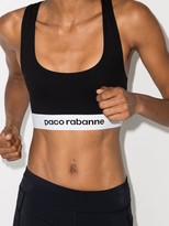 Thumbnail for your product : Paco Rabanne Logo-Tape Sports Bra