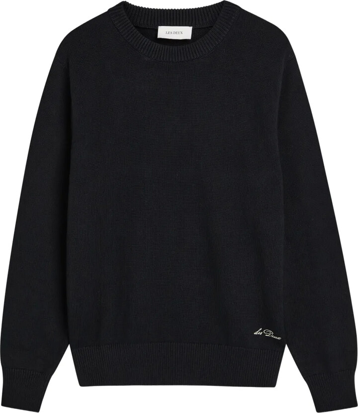 Les Deux Logo-Embroidered Sweater